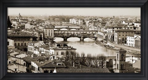 Framed Ponte Vecchio, Florence Print