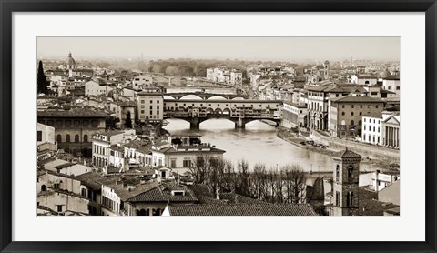 Framed Ponte Vecchio, Florence Print