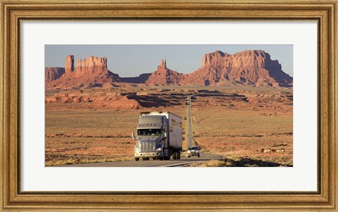 Framed Highway, Monument Valley, USA Print