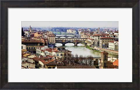 Framed Ponte Vecchio, Florence Print