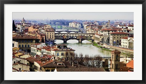 Framed Ponte Vecchio, Florence Print