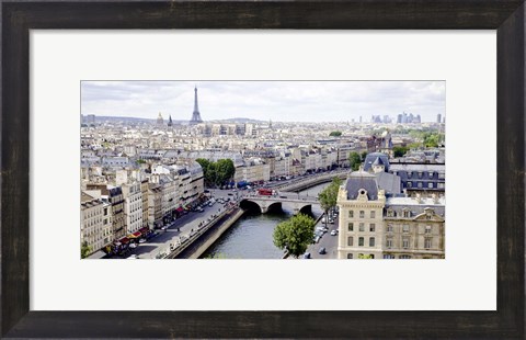 Framed View of Paris Print