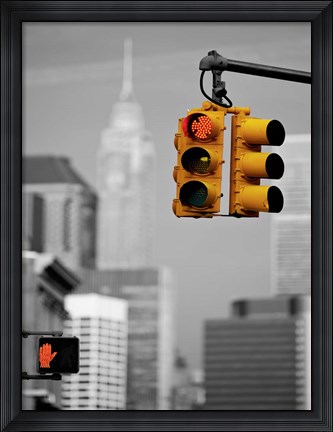 Framed Crossroads, New York Print