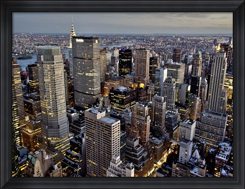 Framed Midtown Manhattan Print