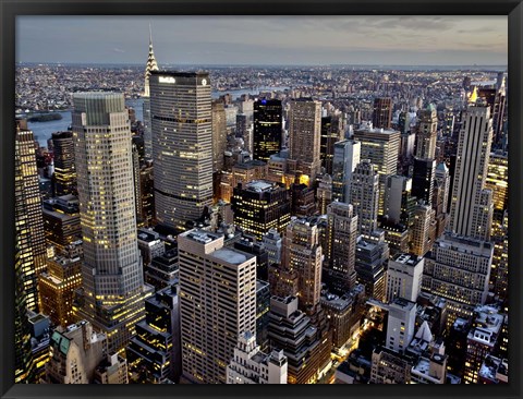 Framed Midtown Manhattan Print