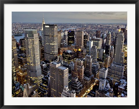 Framed Midtown Manhattan Print