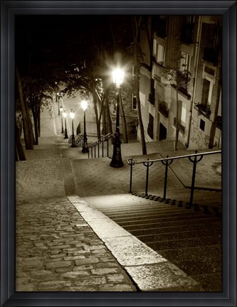 Framed Montmartre, Paris Print