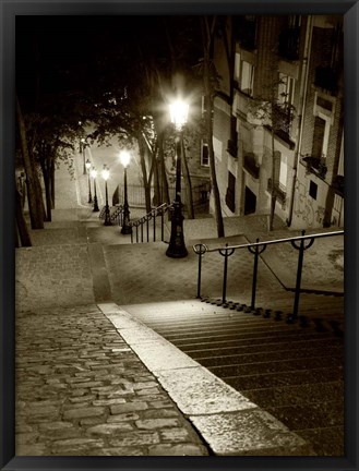 Framed Montmartre, Paris Print