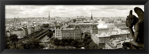 Framed Paris Panorama Print