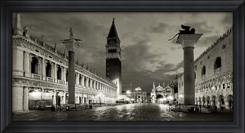 Framed Piazza San Marco, Venice Print