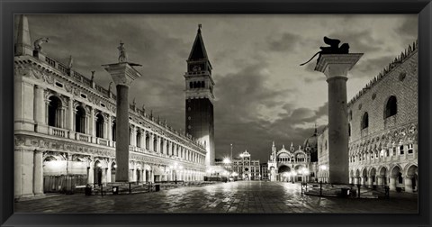 Framed Piazza San Marco, Venice Print