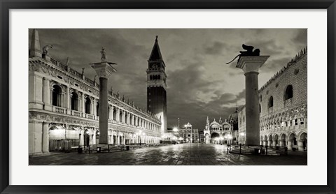 Framed Piazza San Marco, Venice Print