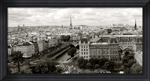 Framed Paris Panorama Print