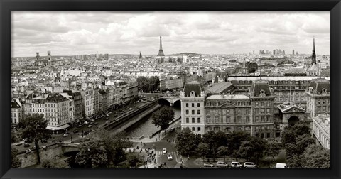 Framed Paris Panorama Print