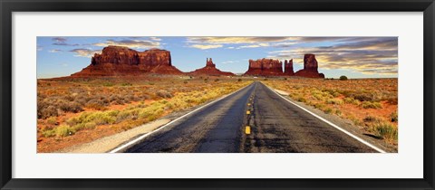 Framed Road to Monument Valley, Arizona Print