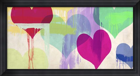 Framed Te amo Print