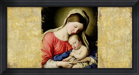 Framed Holy Virgin (After Sassoferrato) Print
