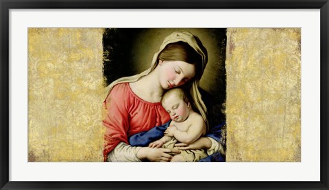 Framed Holy Virgin (After Sassoferrato) Print