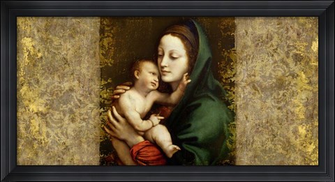 Framed Holy Virgin (Italian school) Print
