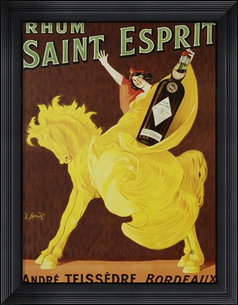 Framed Rhum Saint Esprit, 1919 Print
