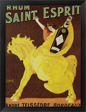 Framed Rhum Saint Esprit, 1919 Print