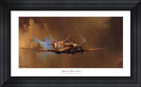 Framed Spitfire Print