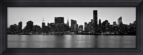 Framed Midtown Manhattan Skyline, NYC 1 Print