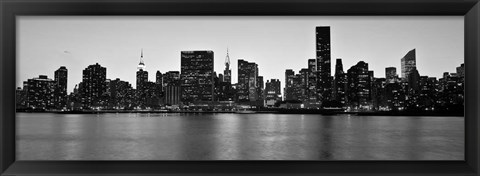 Framed Midtown Manhattan Skyline, NYC 1 Print