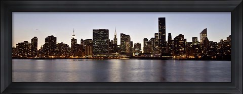 Framed Midtown Manhattan Skyline, NYC 2 Print