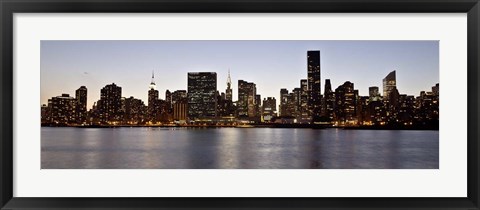 Framed Midtown Manhattan Skyline, NYC 2 Print