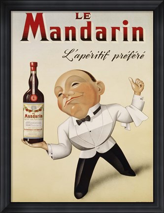 Framed Le Mandarin L&#39;Aperitif Prefere, 1932 Print