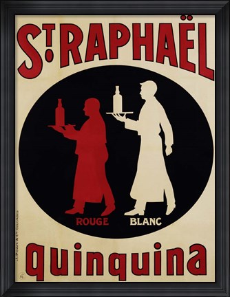 Framed St. Raphael Quinquina, 1925 Print