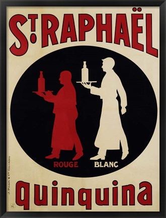 Framed St. Raphael Quinquina, 1925 Print