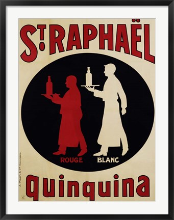 Framed St. Raphael Quinquina, 1925 Print