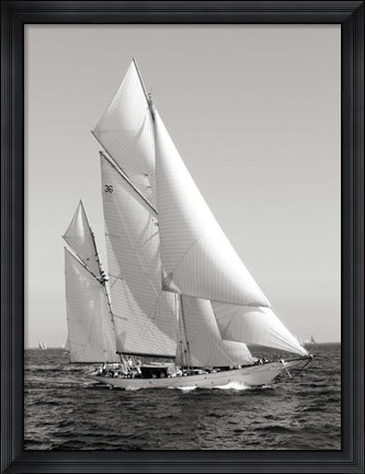 Framed Classic sailboat Print