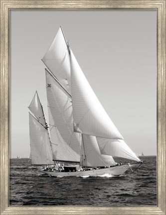 Framed Classic sailboat Print
