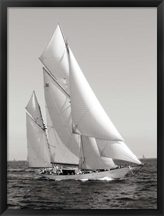 Framed Classic sailboat Print