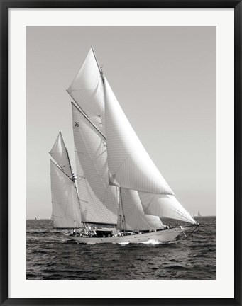 Framed Classic sailboat Print