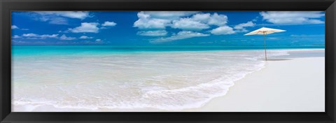 Framed Tropical beach in Cayo Largo, Cuba Print