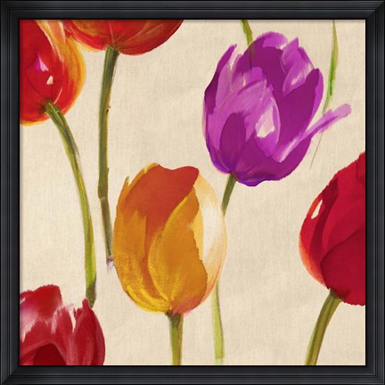 Framed Tulip Funk (detail) Print
