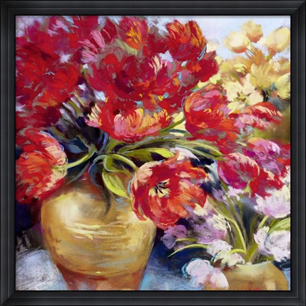 Framed Tulip Firework Print