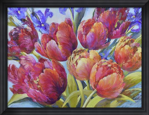 Framed Jumping for Joy Print