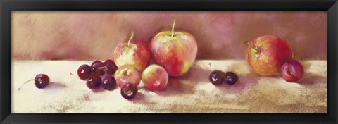 Framed Cherries and Apples Print