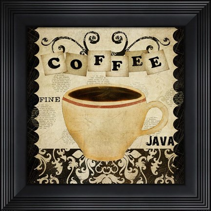 Framed Coffee Fine Java Print
