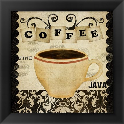 Framed Coffee Fine Java Print