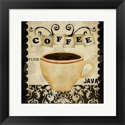 Framed Coffee Fine Java Print