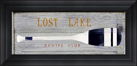 Framed Lost Lake Rowing Print