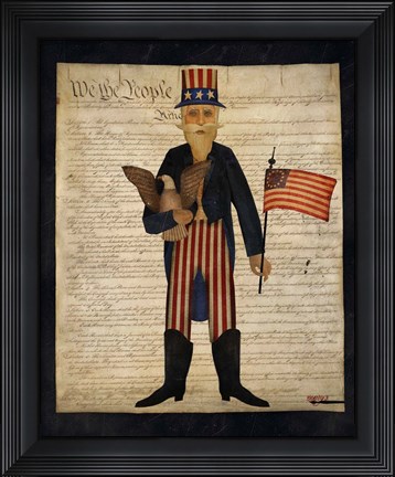 Framed Uncle Sam Print