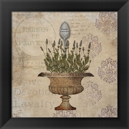 Framed French Lavender Print