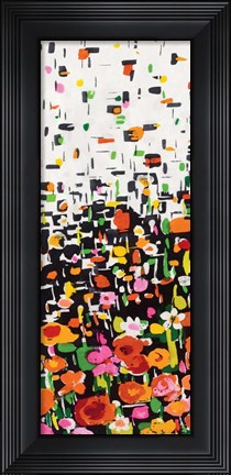 Framed Flower Shower II Print